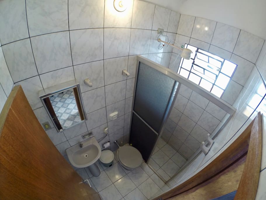 Detalhes da mobília das kitnets do Residencial Major em Cascavel